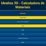 Calculadora de Materiais Idealiza 3D: Faça o Orçamento da Sua Obra com Precisão